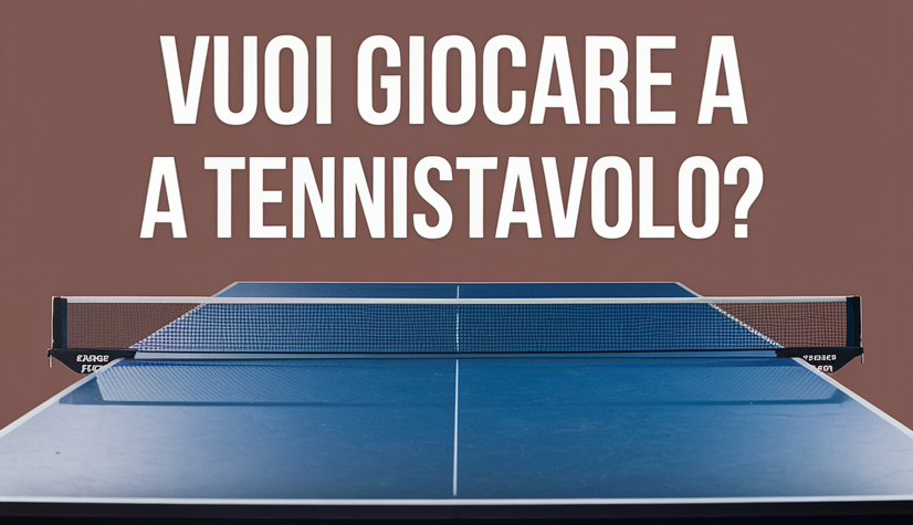 Vuoi giocare a Tennistavolo?